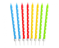 #SU Świeczki Grochy, kolorowe, 24/25