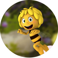 Opłatek na tort PSZCZÓŁKA MAJA WZ.I