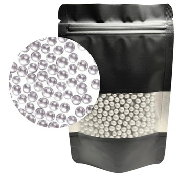 Perełki cukrowe SREBRNE 50g miękkie