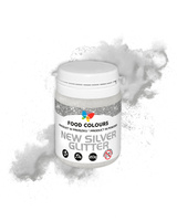 Barwnik brokatowy NEW SILVER GLITTER 20g Food Colours