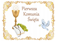 Wydruk jadalny KOMUNIA A4 wz. A