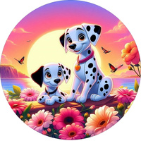 Opłatek na tort 101 DALMATYŃCZYKÓW WZ.II