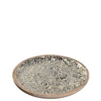 Drewniana patera z mozaiką 28cm ORNARE