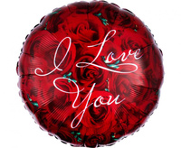 #BFK Balon foliowy 18" I Love You Roses