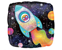#BFK Balon foliowy 18" Holo Outer Space