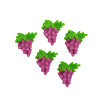 Dekoracja cukrowa WINOGRONA 5 szt.