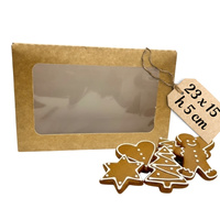 Pudełko na pierniczki ciasteczka 23x15x5 cm KRAFT