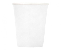 #ZKU Kubeczki papierowe białe, 270ml, 8 szt.