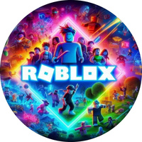 Opłatek na tort ROBLOX WZ. VI