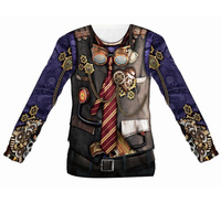 #STDO T-shirt z nadrukiem Steampunk Man, rozm. M KK