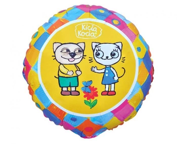 #BFK Balon foliowy Kicia Kocia i Pacek, 18 cali