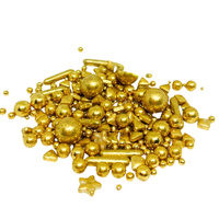 Posypka cukrowa dekoracja na tort Lovely Gold 50g KicCake Premium