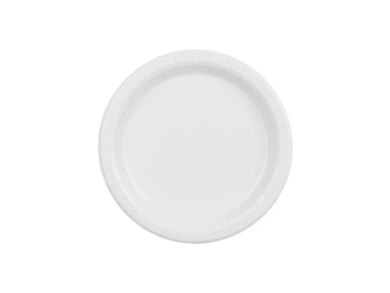 Talerzyki papierowe, biały, 18cm (1 op. / 6 szt.)