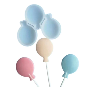 Foremka silikonowa do tworzenia lizaków z izomaltu BALONY BALON