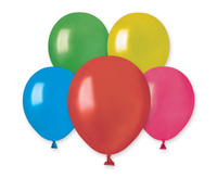 #BL Balony AM50 metal 5" - różnokolorowe 82/ 100 szt.