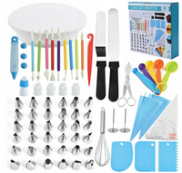 Narzędzia do dekoracji tortów ZESTAW STARTOWY 66 elementów