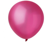 #BL Balony Decomex 5", metallic Fuchsia, 100 szt.