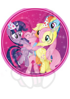 Wydruk jadalny opłatek na tort KUCYK PONY WZ. IV