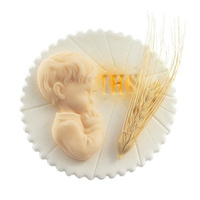 Dekoracja cukrowa HOSTIA Z KŁOSEM chłopiec 10 cm