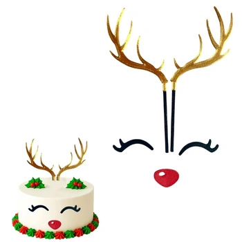 Topper na tort RENIFER- ROGI