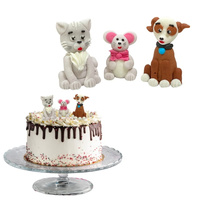 Figurki na tort KOTEK, PIESEK I MYSZKA Slado