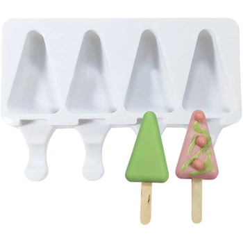 Forma silikonowa do lodów cakesicles TRÓJKĄTY 18,5 x 12,5 cm