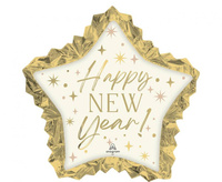 #BFK Balon foliowy SuperShapeXL Golden Soiree New Year Star