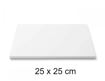 Podkład pod tort BIAŁY 25x25 cm h 1,2 cm