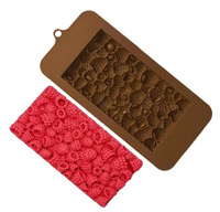 Forma silikonowa do czekolady MALINY MALINKI 21,5x10,5 cm