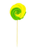 Lizak bezowy na tort ŻÓŁTO ZIELONY Slado