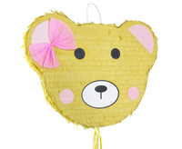 #PI Piniata Miś z kokardką, 45x7x35.5cm