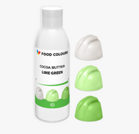 Barwnik COCOA BUTTER na bazie tłuszczu kakaowego ZIELONY LIMONKOWY 100g Food Colours