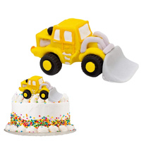 Cukrowa figurka na tort KOPARKA 11x5 cm Slado