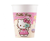#ZKU Kubeczki papierowe Hello Kitty and Kuromi, 200 ml, 8 szt.