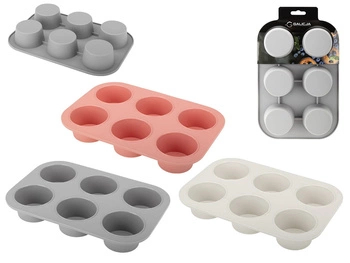 Forma silikonowa na muffinki 25,7x17,6x3,6 cm Galicja