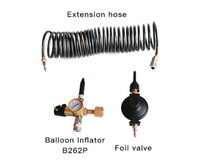 #HO Reduktor z wężykiem, Tilt + Automat, z manometrem