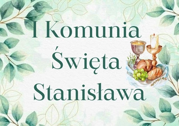 Opłatek na TORT PIERWSZA KOMUNIA ŚWIĘTA WZ.XV