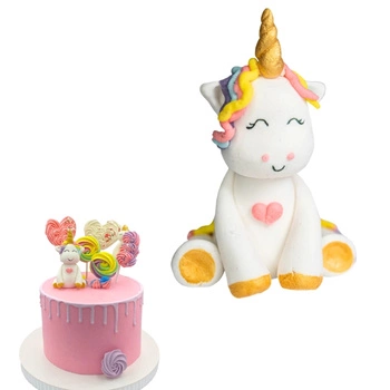 Cukrowa figurka na tort SŁODKI JEDNOROŻEC