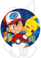 Wydruk jadalny opłatek na tort POKEMONY WZ. III