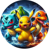 Opłatek na tort POKEMON WZ.VIII