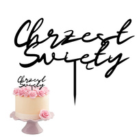 Topper na tort CHRZEST ŚWIĘTY WZ.II